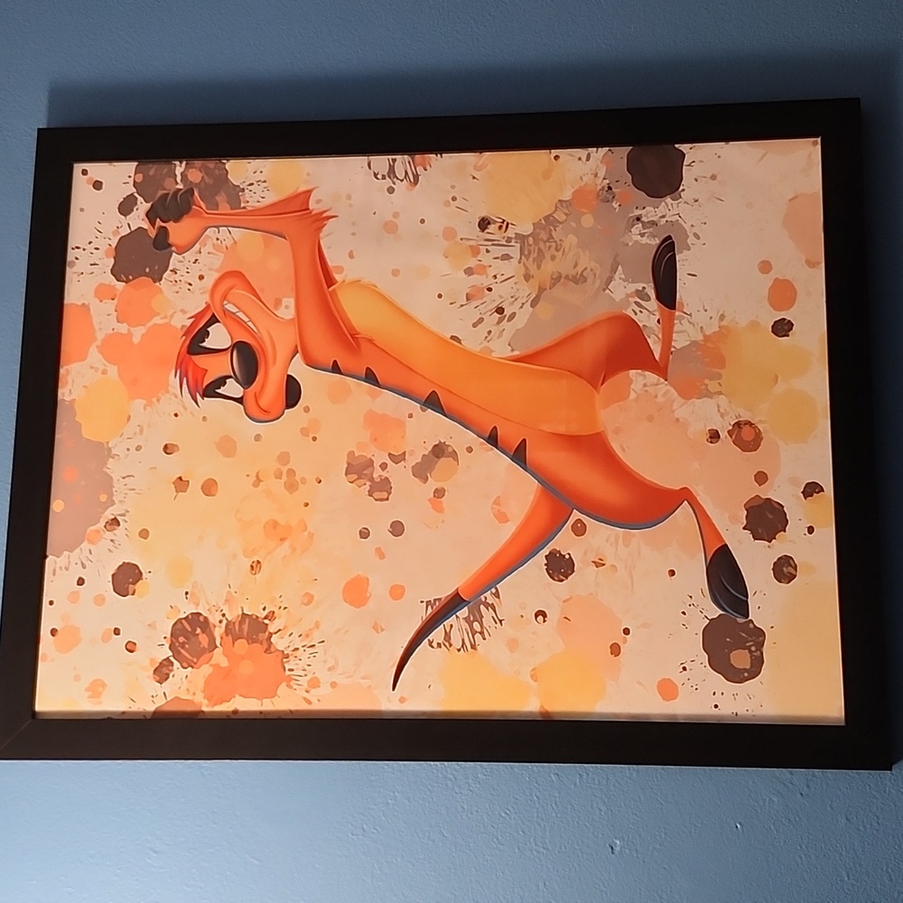 Disney's The Lion King Inspired Timon Framed Canvas Art
